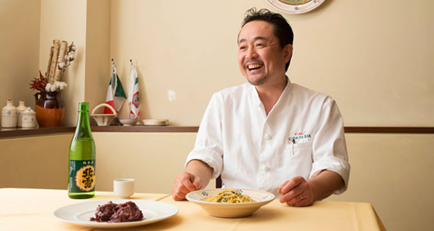 江部敏史 / リストランテ コルテジーア 芯のある米の旨味が、合わせる料理の幅を広げる
